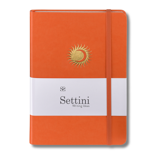 SETTINI® Hardcover Journal - Orange Sun