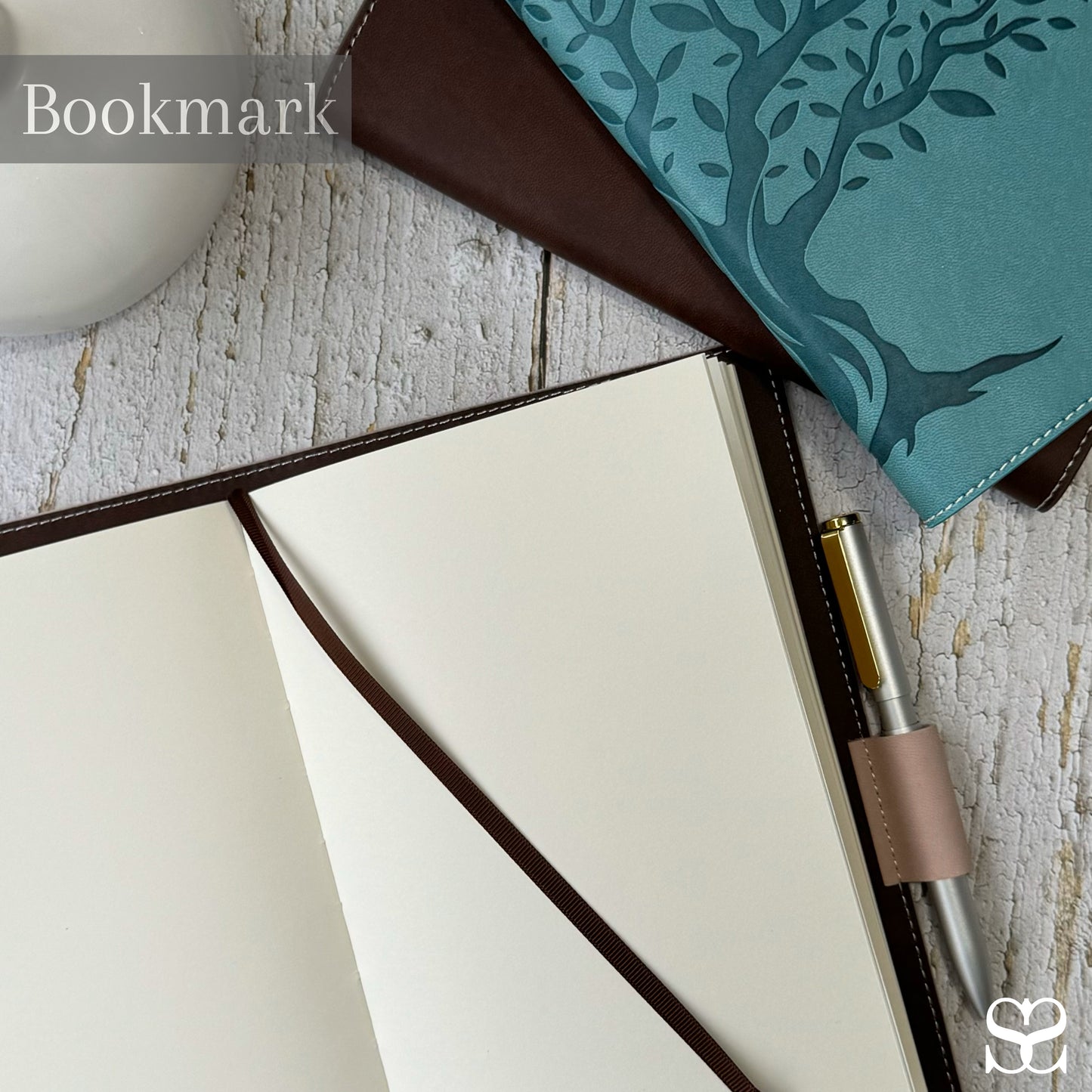 SETTINI® Blank Refill Journal Notebook for Refillable Journals – Premium A5 100 gsm Sheets Ruled Notepad 8.25 x 5.5 Inches with 256 Pages and Helpful Bookmark
