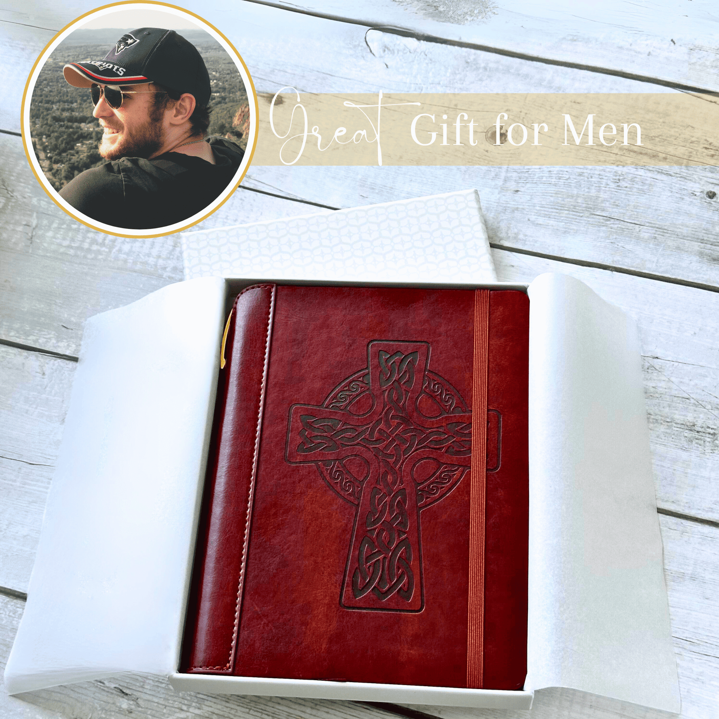 SETTINI® Celtic Cross Journal with Luxury Ballpoint Pen