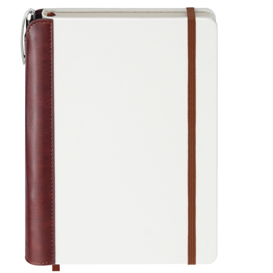 SETTINI® Modern White Journal with Luxury Ballpoint Pen