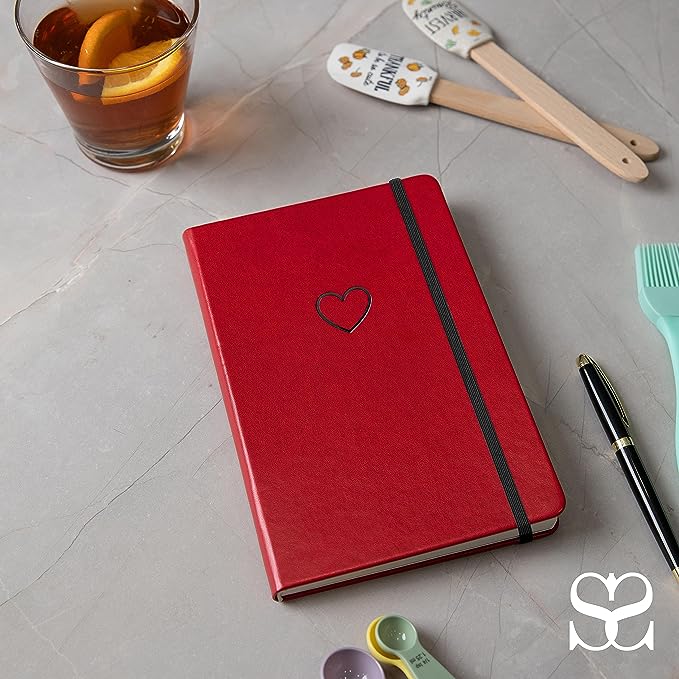 SETTINI® Hardcover Journal - Red Heart