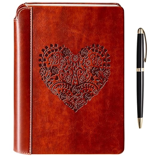 SETTINI® Heart Journal with Luxury Ballpoint Pen