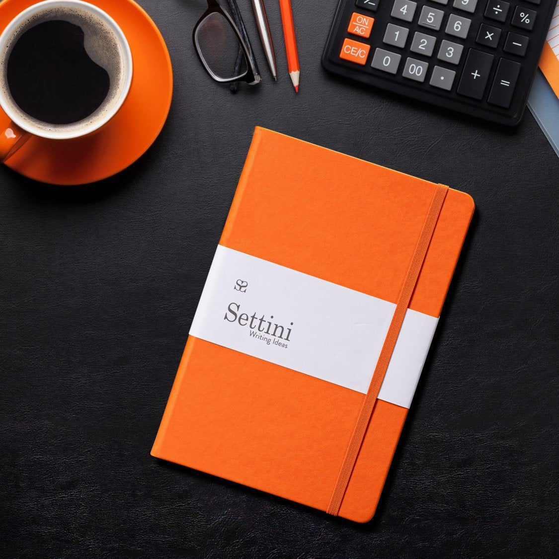 Settini Classic Hardcover Journal - Orange