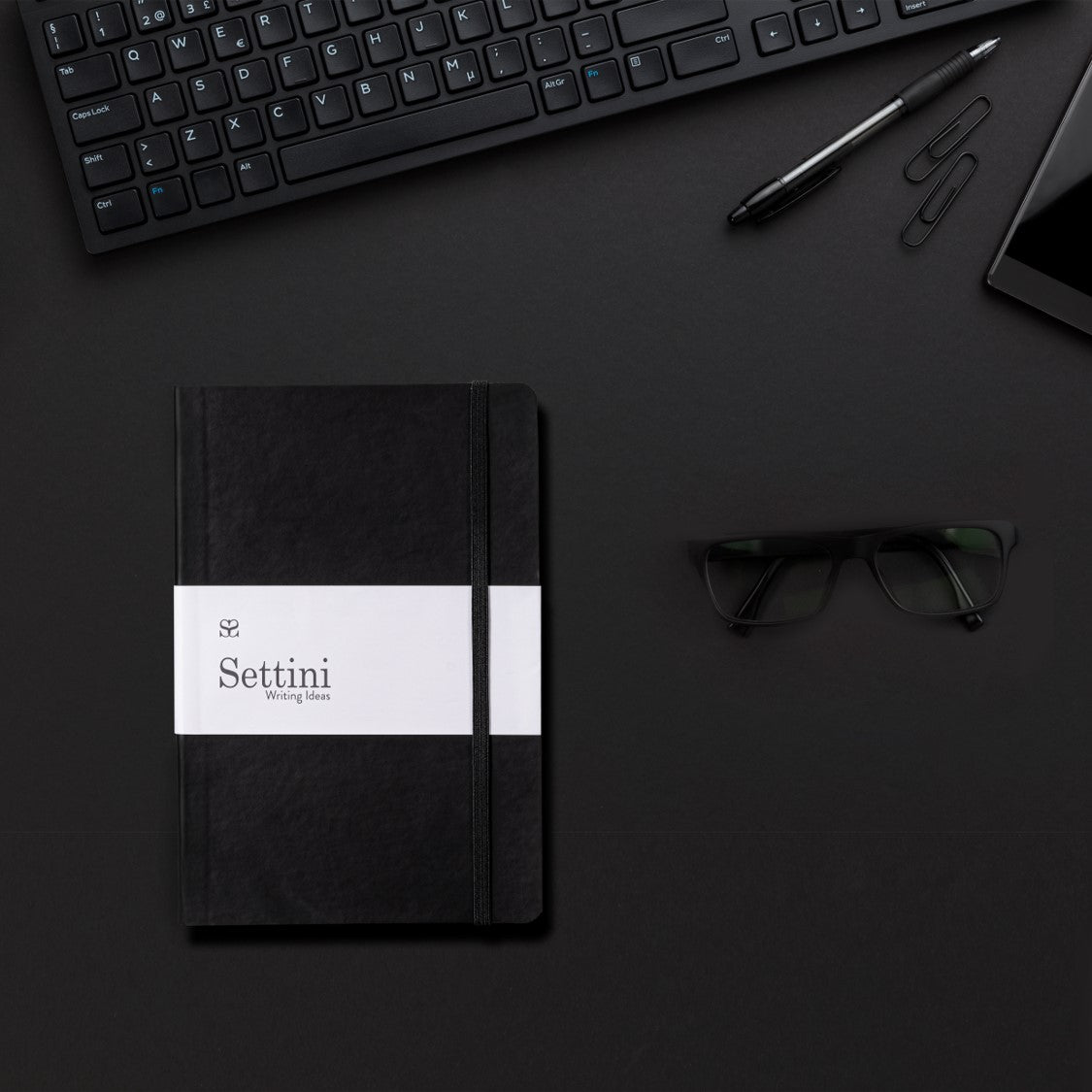 SETTINI® Classic Soft Cover Journal - Black