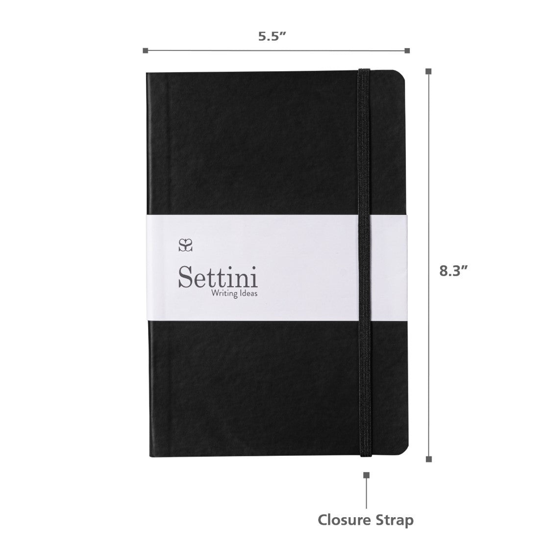 SETTINI® Classic Soft Cover Journal - Black