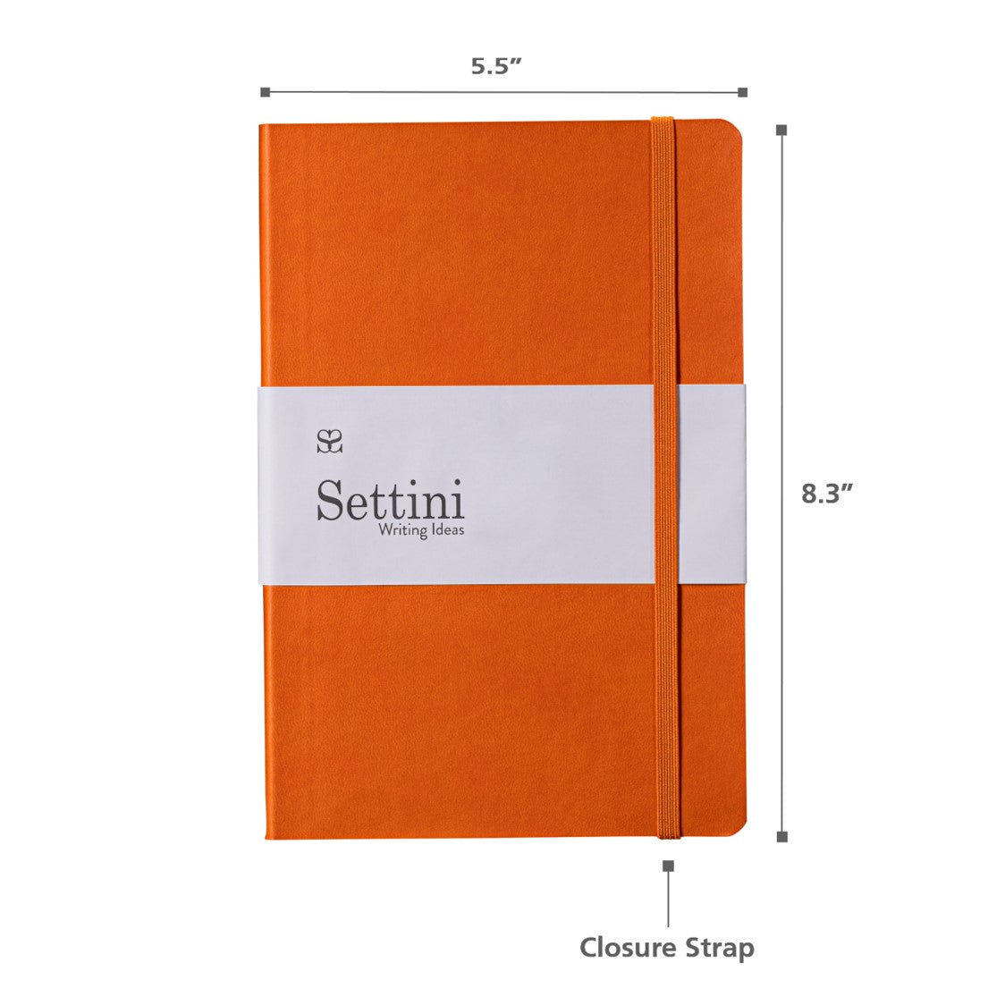 SETTINI® Classic Soft Cover Journal - Orange